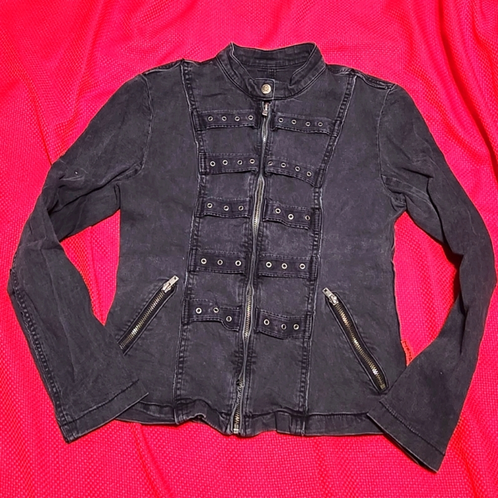 Tripp NYC XL distressed jacket, please read description